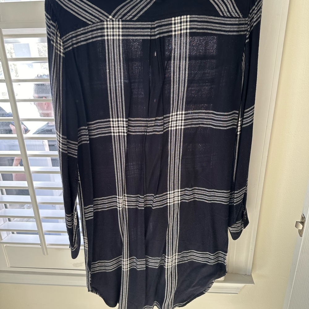 Rails button down flannel dress - Picture 3 of 3